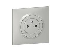 Legrand - Toma de corriente Dooxie completa 2P+T 16A - Aluminio