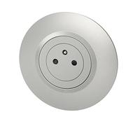 Legrand - Toma de corriente Dooxie completa 2P+T 16A - Aluminio