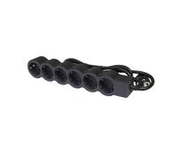 Legrand Toma Estándar 6x2P+A 1,5M Cable Negro (Enchufe Europeo) - 694558 [10 Piezas]