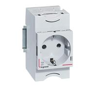 LEGRAND Toma o enchufe 2P+T 16A 2,5 módulos para cuadro eléctrico, 004285E