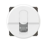 LEGRAND - Toma RJ45 Cat. 6 STP blindado - Toma de pared multimedia - Para transmisiones Gigabit Ethernet de alta velocidad - Completar soporte y placa - Blanco