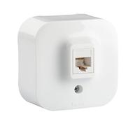 Legrand, Toma Telefónica de Pared, RJ45, Banda 100 MHz,CAT 5E UTP, Blanco