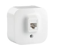 Legrand, Toma teléfono Forix, rj11, toma para pared, color blanco