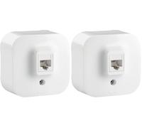 Legrand, Toma teléfono Forix, rj11, toma para pared, color blanco (Paquete de 2)