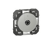 Legrand - Toma TV simple Dooxie - Aluminio