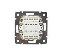 Legrand - 774408 doble conmutador 10ax/250v blanco valena Ref. 6561010036