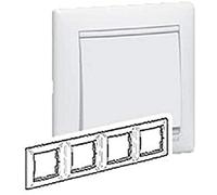 Legrand - 774454 marco 4 elementos horizontal blanco valena Ref. 6561010162