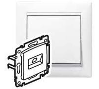 Legrand valena - Toma doble rj45 c6 utp blanco