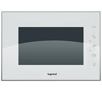 Legrand Videoportero 369235, Monitor Vídeoportero, Intercomunicador, interior, 7 pulgadas, Monitor en color, Táctil, Manos libres , ampliar (369220) para 2 de familia hogar, Blanco