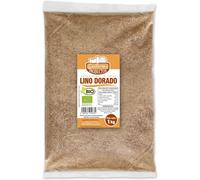 Legumbres Guillermo - Semillas de lino dorado BIO, 100 % ecológicas y veganas, alto contenido en ácidos grasos Omega-3 y fibra alimentaria