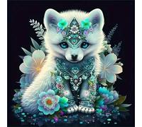 Lehaha Diamond Painting Kit Completo Or Adults,Pintura Diamante Por NiñOs,5d Diamond Art Kits Kids,Conjunto De Punto De Cruz,Dibujos Con Diamantes Para Regalos,oso polar(30x30cm)