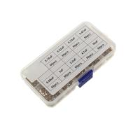 LeHang Equipo Combinado de condensadores cerámicos monolíticos Multicapa Amarillos de 500pcs 10 Valor 50V 0,1uf - 10uf