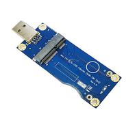 LeHang Mini Adaptador PCI-E a USB con Ranura para Tarjeta SIM para módulo WWAN/LTE (Grado Industrial)