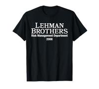 Lehman Bros Gestión de Riesgos Divertido Banco en bancarrota Hermanos Camiseta