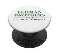 Lehman Brothers 2008 The Original Meme Stock PopSockets PopGrip Adhesivo