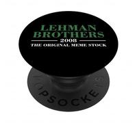 Lehman Brothers 2008 The Original Meme Stock PopSockets PopGrip Adhesivo