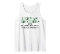 Lehman Brothers 2008 We Bring The Boom To Boom and Bust Camiseta sin Mangas