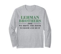 Lehman Brothers 2008 We Bring The Boom To Boom and Bust Manga Larga
