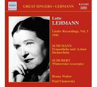 Lehmann,Lotte - Lieder (Volume 3)