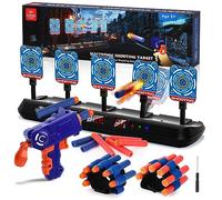Lehoo Castle 5 Diana Nerf, Objetivo Digital Electrónico con Pistola Juguete, Incluye 20 Balas, Muñequeras, Pegatinas, Juguetes Niños, Regalos para Niños
