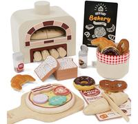 Lehoo Castle Accesorios Cocina Juguetes, Comida Madera Juguete, Accesorios Cocinita Infantil, Pizza Juegos, Juguetes Niños 3 Años