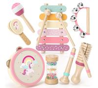 Lehoo Castle Instrumentos Musicales Bebe Madera Juguetes 1 Año- Unicornio