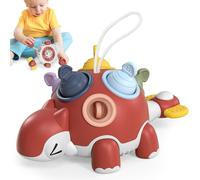 Lehoo Castle Juguetes Montessori Bebe 1 año, Juguetes Sensorial de Dinosaurios para Bebés 6 9 12 18 Meses, Push Pop Bubble Fidget Brinquedos para Niños Niña Regalos Originales Mordedor Regalo Navidad