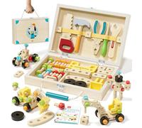 Lehoo Castle Montessori Caja de Herramientas Juguetes para Niños 3 4 años