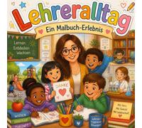 Lehreralltag - Ein Malbuch Erlebnis: Entdecke die bunte Welt des Lehrens und Lernens, 30 Malvorlagen für Lehrer, Schüler, Eltern und alle Bildungsbegeisterten