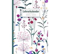 Lehrerkalender 2025 2026 A5: Schulplaner für Lehrerinnen und Lehrer | von august 2025 bis juli 2026 | monatlich und wöchentlich
