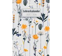 Lehrerkalender 2025 2026 A5: Schulplaner für lehrerinnen und lehrer | von august 2025 bis juli 2026 | wöchentlich und monatlich