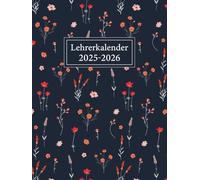 Lehrerkalender 2025 2026: Schulplaner für die Unterrichtsvorbereitung A4 - idealer Planer für Lehrerinnen und Lehrer