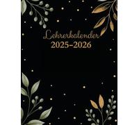 Lehrerkalender 2025 2026: Schulplaner Von august 2025 bis juli 2026 | Geschenke für Lehrerinnen und Lehrer