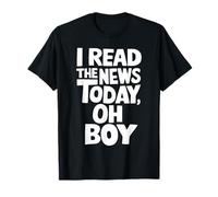 Leí Las Noticias Hoy Oh Boy Funny Camiseta