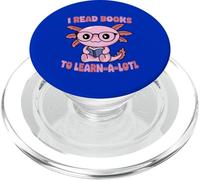 Leí Libros para Aprender A-lotl Sea Creature Kawaii Cute Funny PopSockets PopGrip para MagSafe