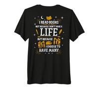 Leí Libros para Tener Muchas Vidas - Bookish Book Lover Camiseta Premium