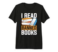 Leí Libros Prohibidos Bibliotecario Escolar Amante de los Libros Bibliotecario Camiseta Premium