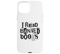 Leí Libros prohibidos Funny Bookish Ransom Note Reader Library Carcasa para iPhone 15 Plus