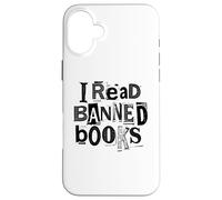 Leí Libros prohibidos Funny Bookish Ransom Note Reader Library Carcasa para iPhone 16 Plus