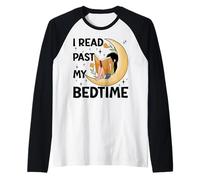 Leí más allá de mi hora de acostarse - Book Lovers Reader Reading Bookworm Camiseta Manga Raglan