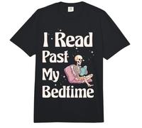 Leí más allá de mi Hora de acostarse Leyendo Esqueleto Am Comfort Colors Adult Heavyweight T-Shirt