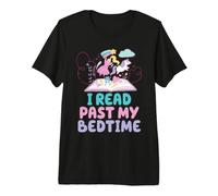Leí más allá de mi Hora de acostarse Leyendo Unicornio Camiseta Premium