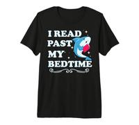 Leí más allá de mi Hora de Dormir Leyendo Shark Book Lover Camiseta Premium