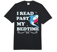Leí más allá de mi Hora de Dormir Leyendo Shark Book Lover Comfort Colors Adult Heavyweight T-Shirt