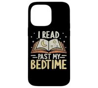 Leí más allá de mi Hora de Dormir Moon Stars Libro Abierto Carcasa para iPhone 14 Pro MAX