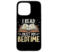 Leí más allá de mi Hora de Dormir Moon Stars Libro Abierto Carcasa para iPhone 15 Pro MAX