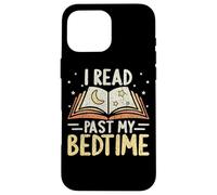 Leí más allá de mi Hora de Dormir Moon Stars Libro Abierto Carcasa para iPhone 16 Pro MAX