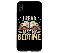 Leí más allá de mi Hora de Dormir Moon Stars Libro Abierto Carcasa para iPhone XS MAX