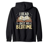 Leí más allá de mi Hora de Dormir Moon Stars Libro Abierto Sudadera con Capucha