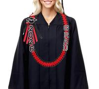 Lei Para Graduados, collar coleccionable | 2026 Cintas Graduados de Lei | para Ceremonia de Chicos Niñas Adolescentes Escuela Secundaria Licenciatura Universidad